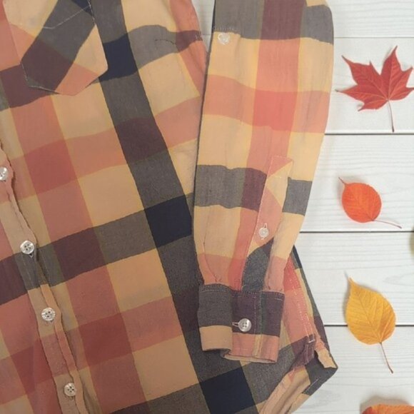 Roots Plaid Button-Up - Picture 3 of 6